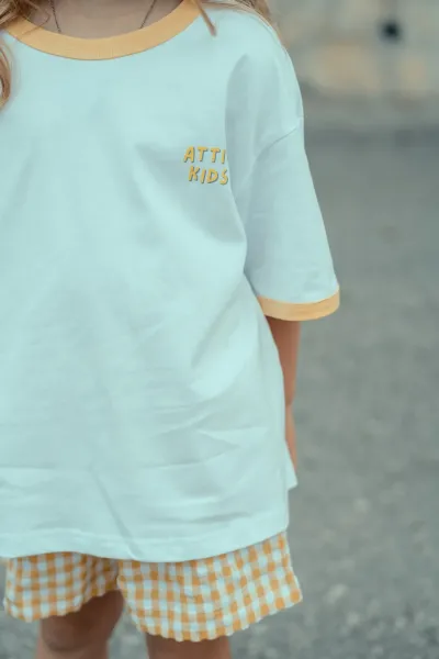 Camiseta Vivos Contraste Amarillo