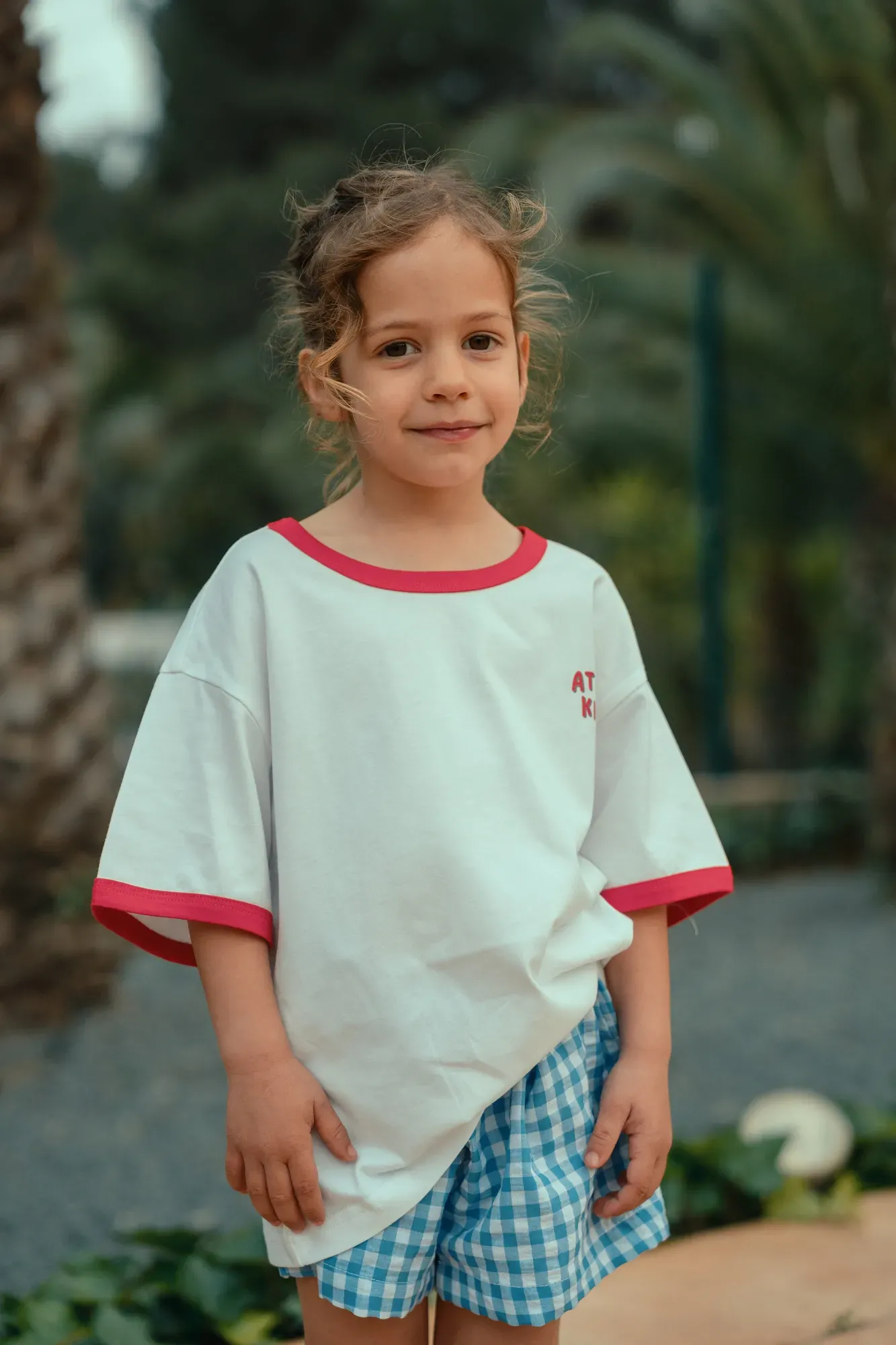 Camiseta Vivos Contraste Rojo