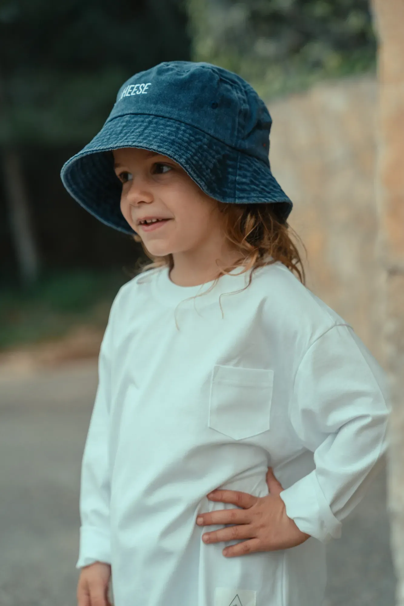 Camiseta Lisa Bolsillo Blanca