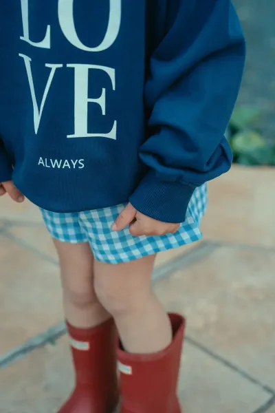Sudadera Love Azul