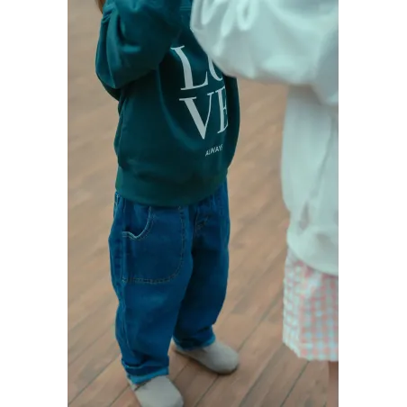 Sudadera Love Verde