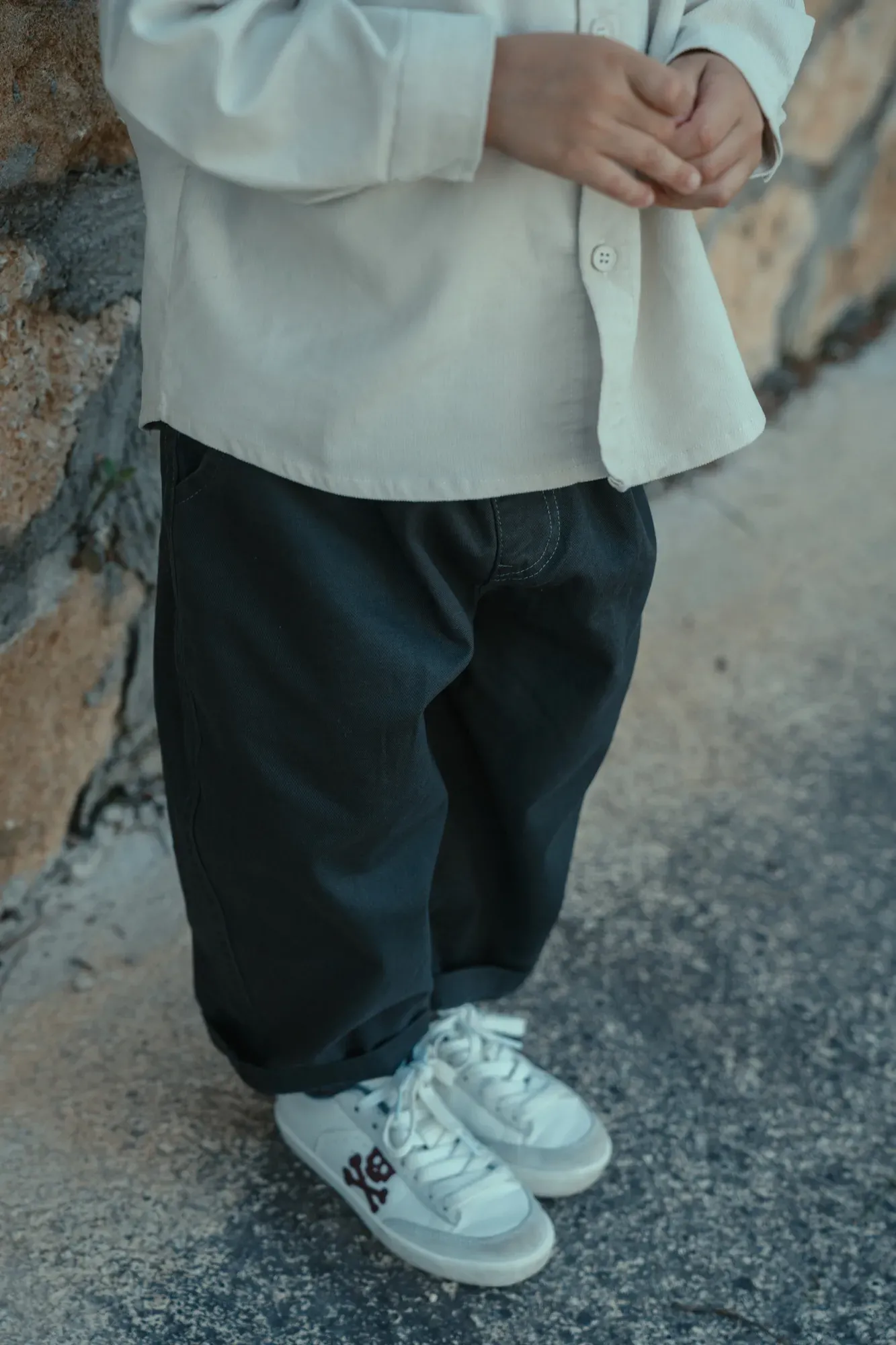 Camisa Lisa Oversize Blanca