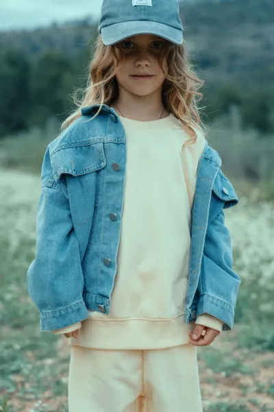 Cazadora Denim Oversize Jean Claro