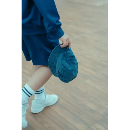 Pantalón Corto Liso Azul