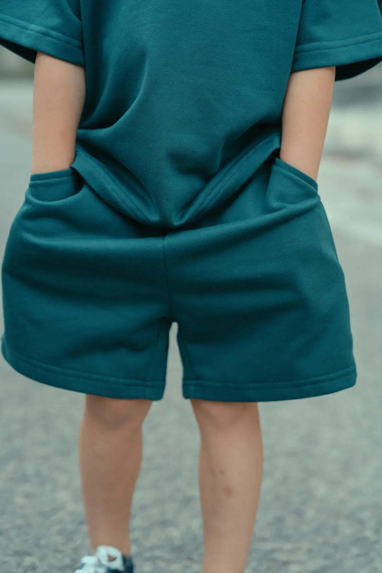 Pantalón Corto Liso Verde