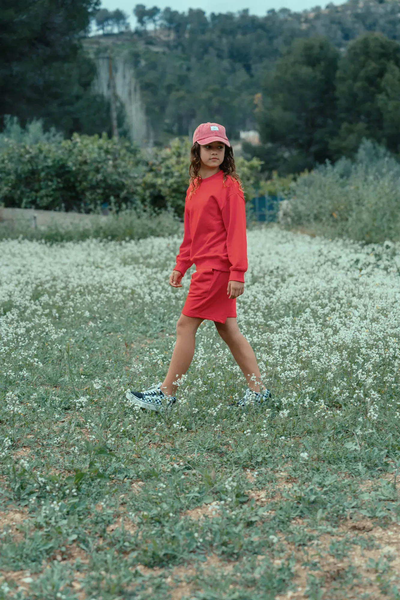 Pantalón Corto Liso Rojo