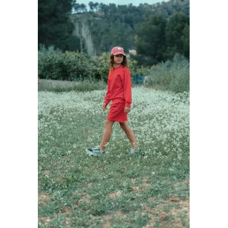 Pantalón Corto Liso Rojo