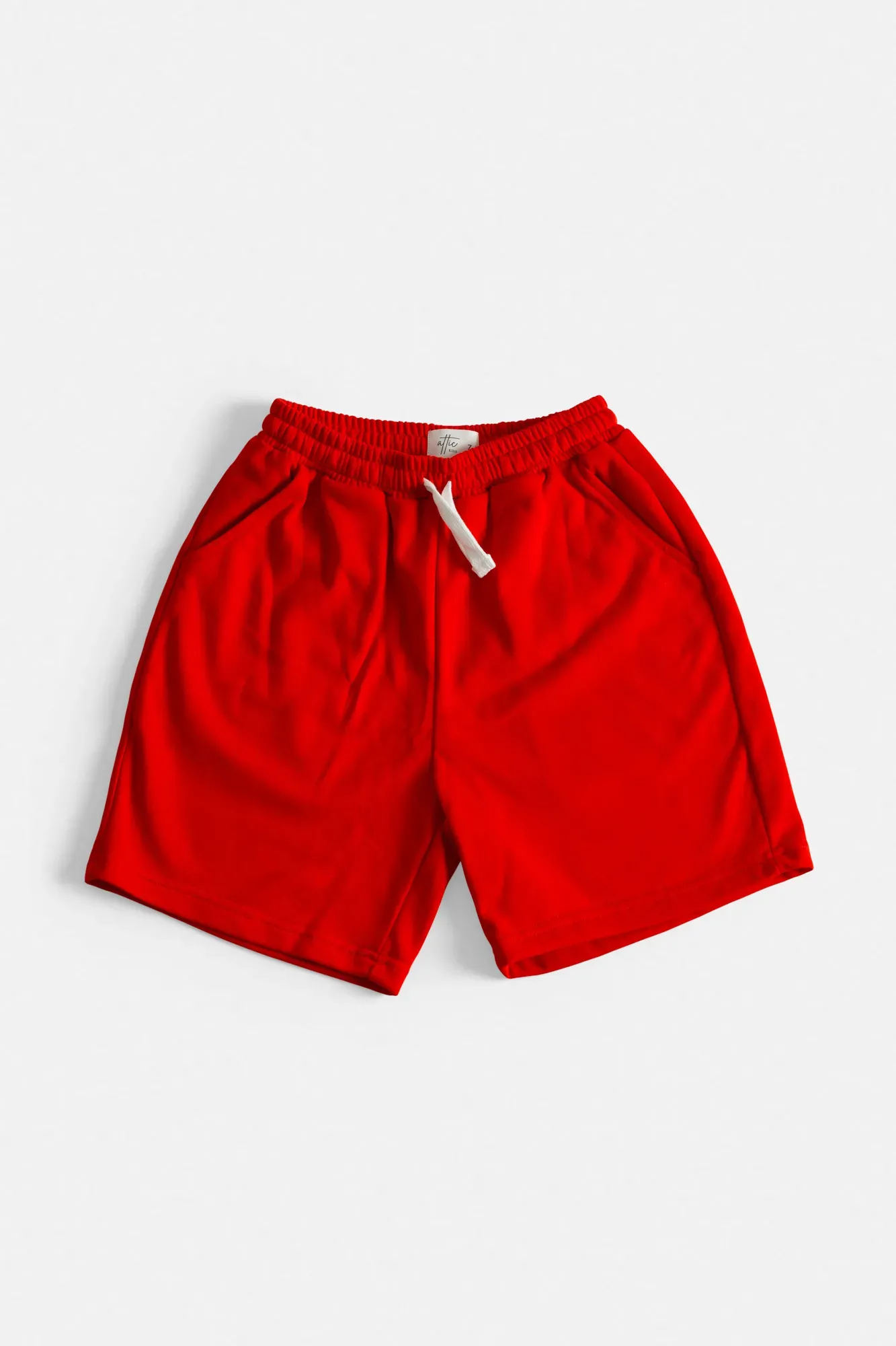 Pantalón Corto Liso Rojo