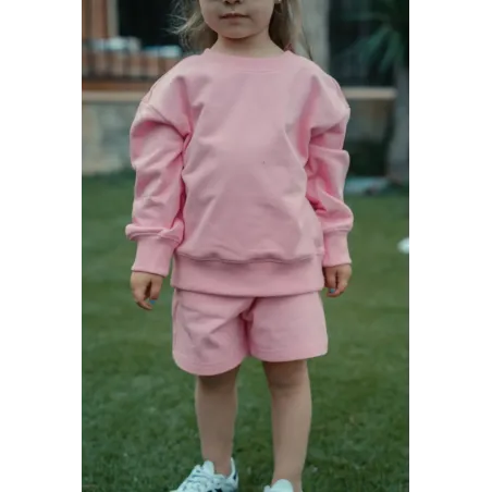 Pantalón Corto Liso Rosa