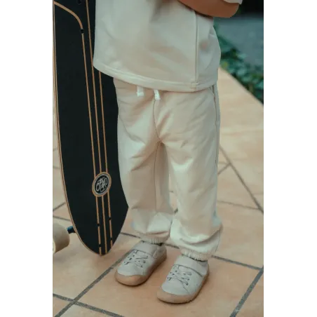 Pantalón Largo Liso Beige