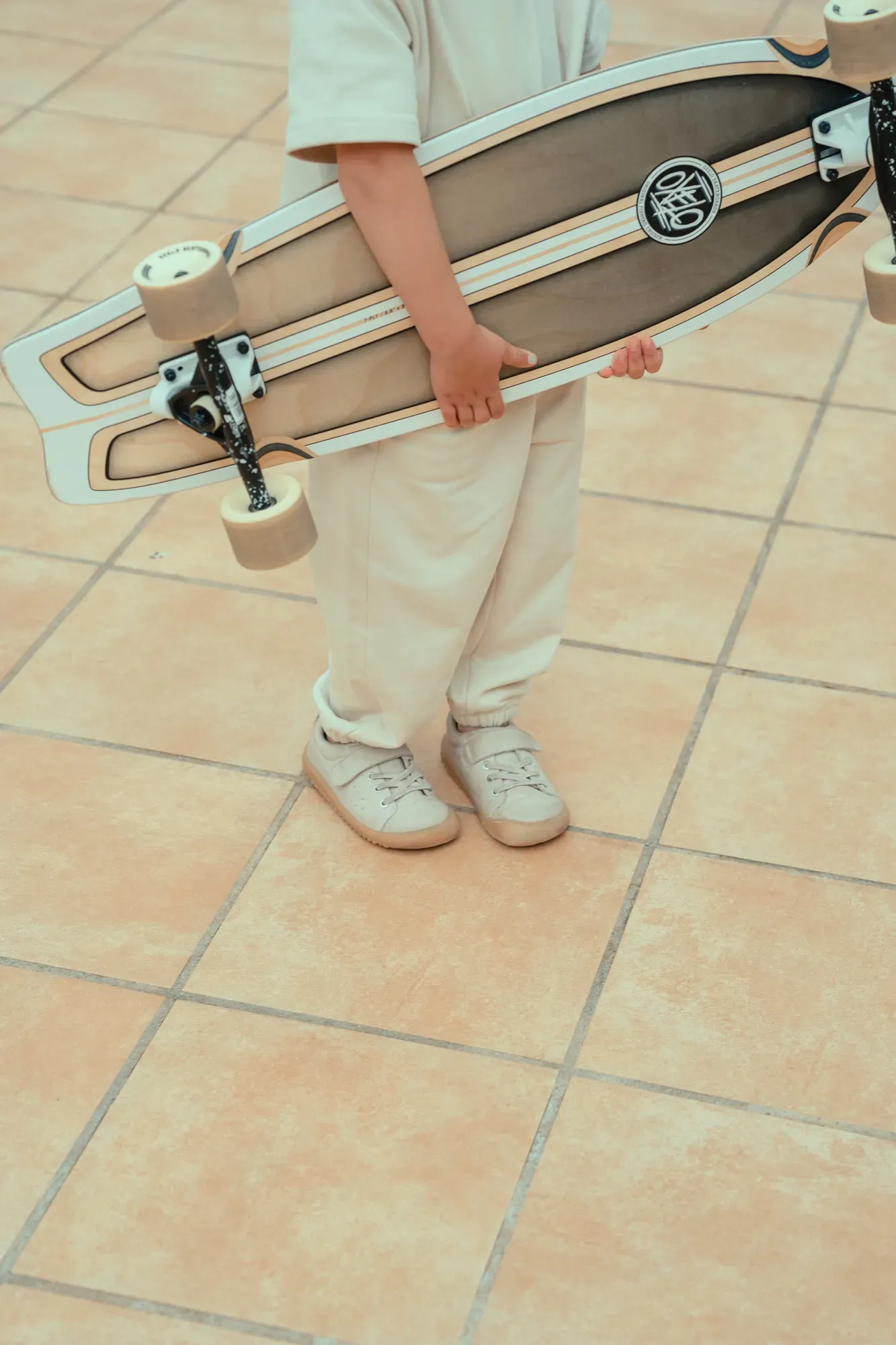 Pantalón Largo Liso Beige