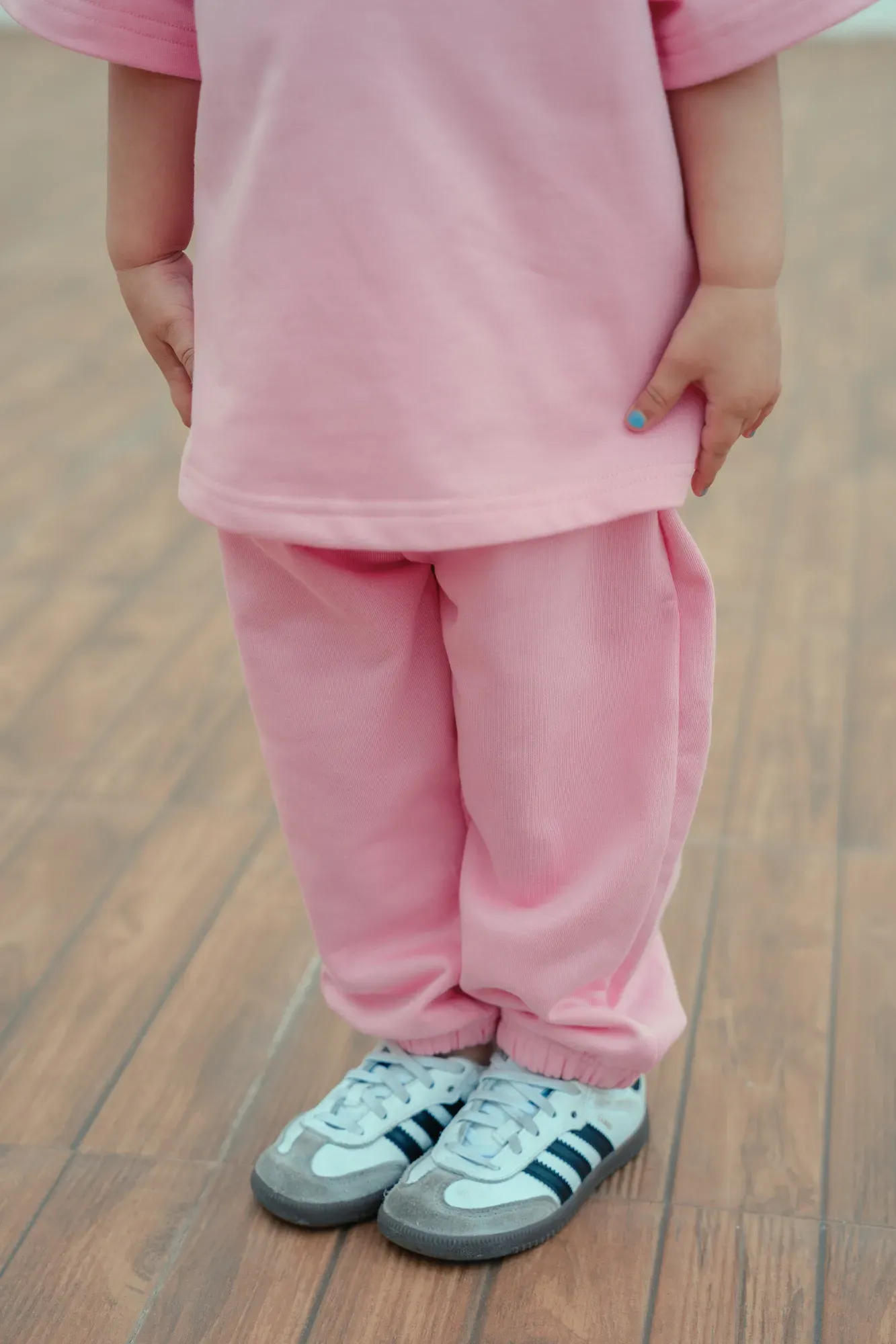 Pantalón Largo Liso Rosa