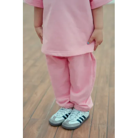Pantalón Largo Liso Rosa