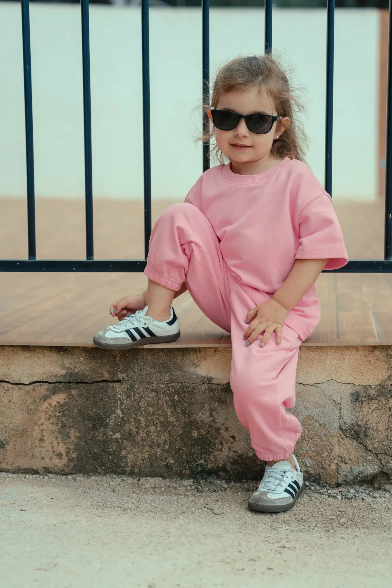 Pantalón Largo Liso Rosa