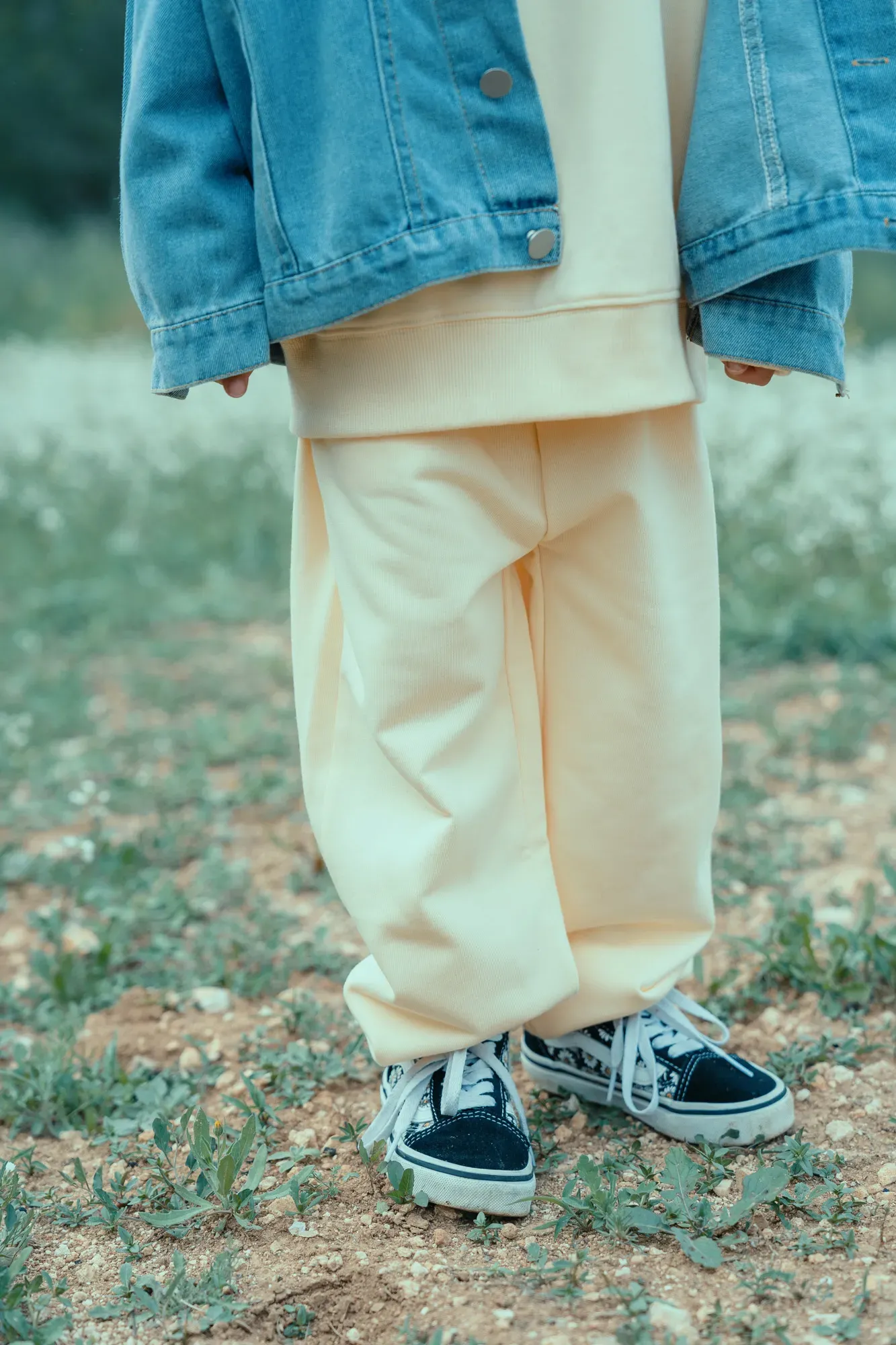 Pantalón Largo Liso Amarillo