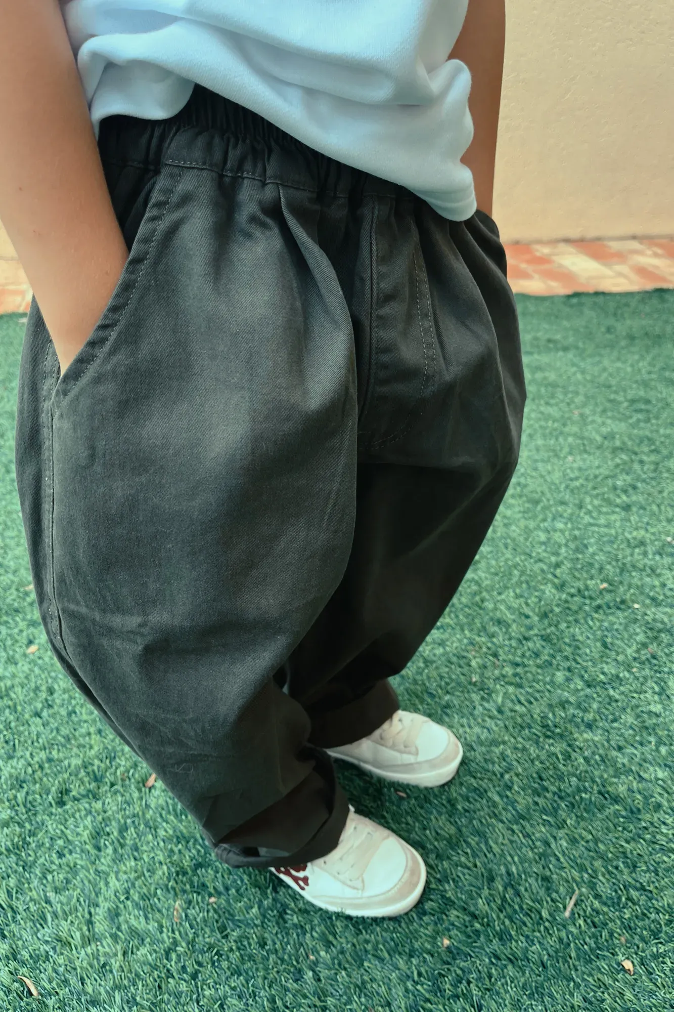 Pantalón Chino Recto Verde