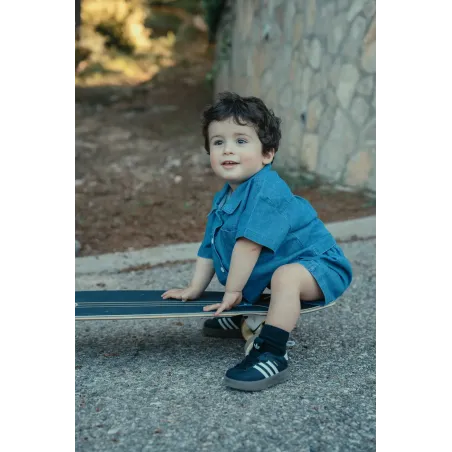 Set Denim Corto Claro