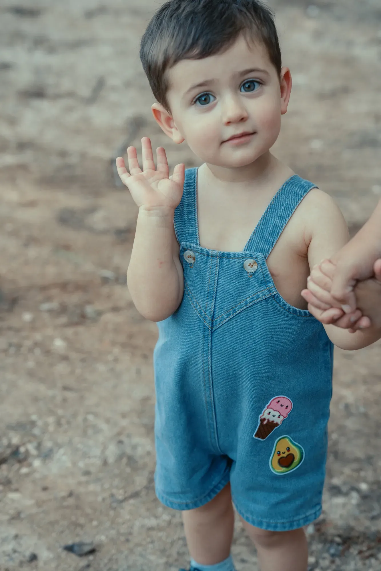 Peto Corto Denim Parches