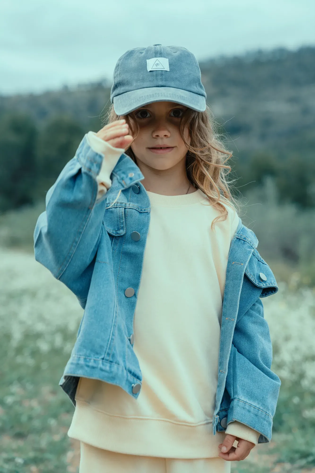 Gorra Beísbol Gris Attic Kids
