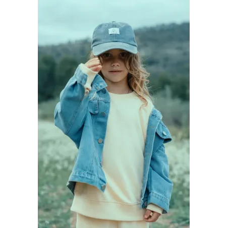 Gorra Beísbol Gris Attic Kids