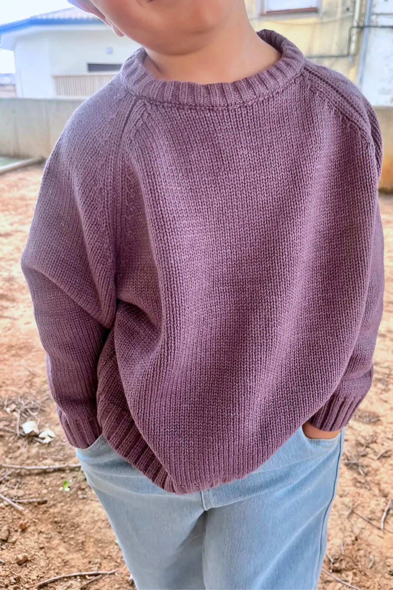 Jersey Punto Liso Lila