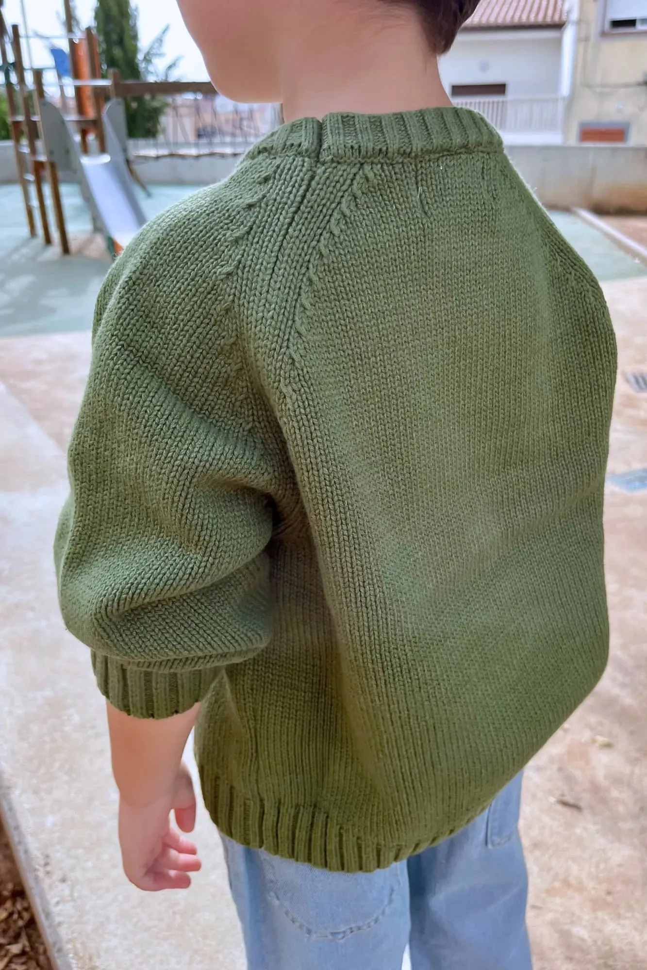 Jersey Punto Liso Verde