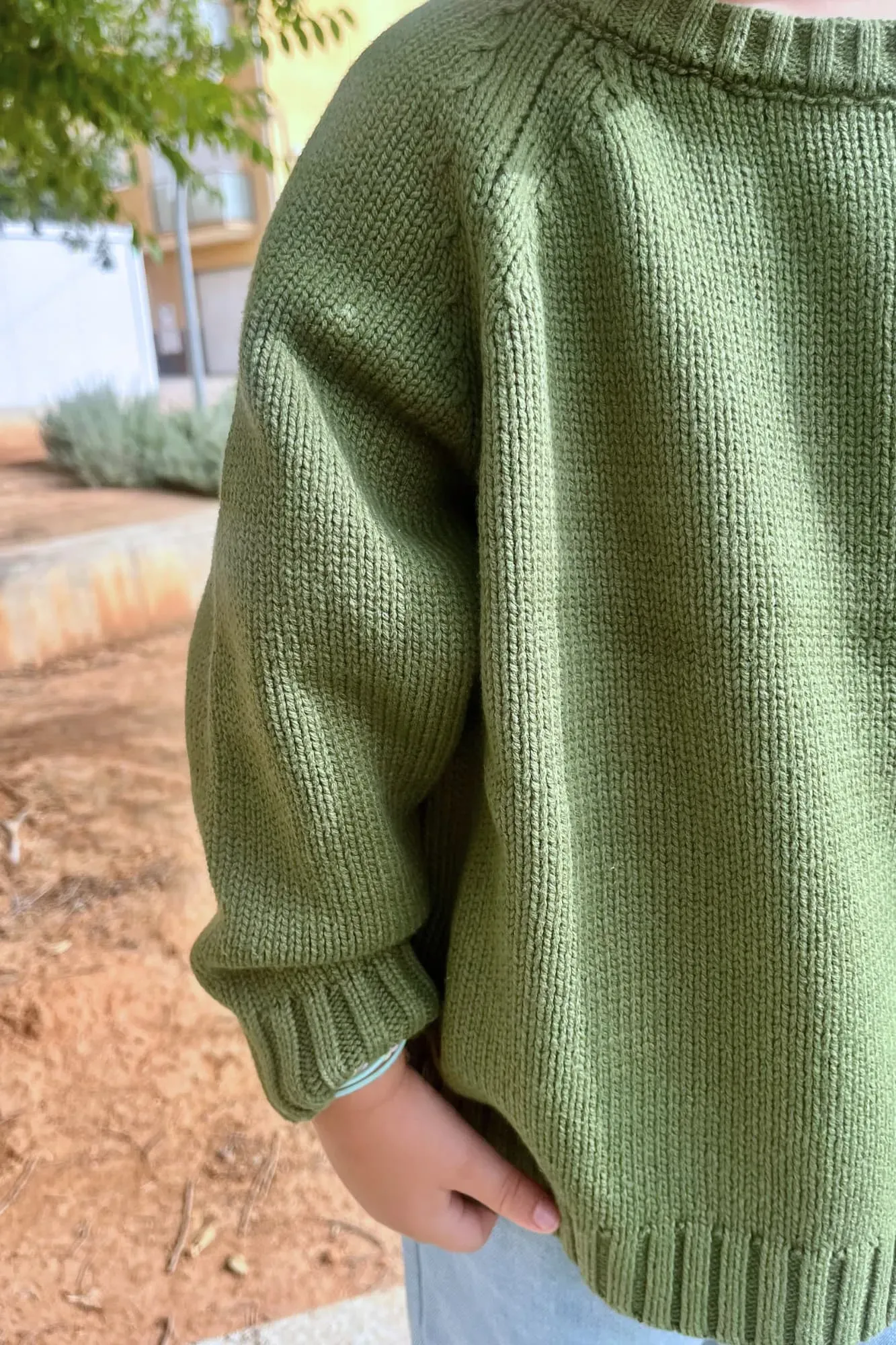 Jersey Punto Liso Verde
