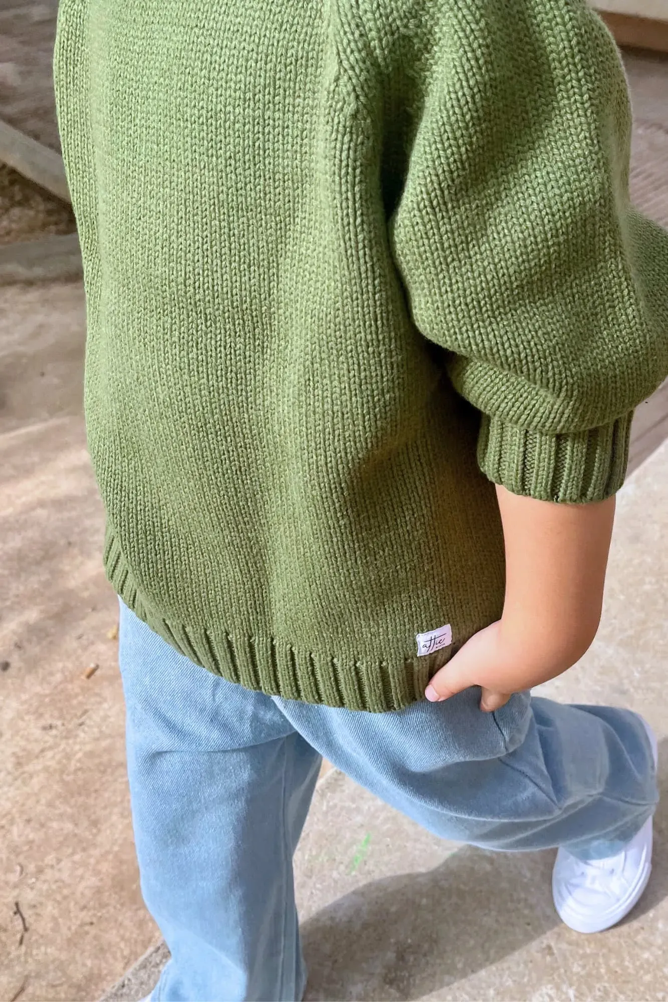 Jersey Punto Liso Verde