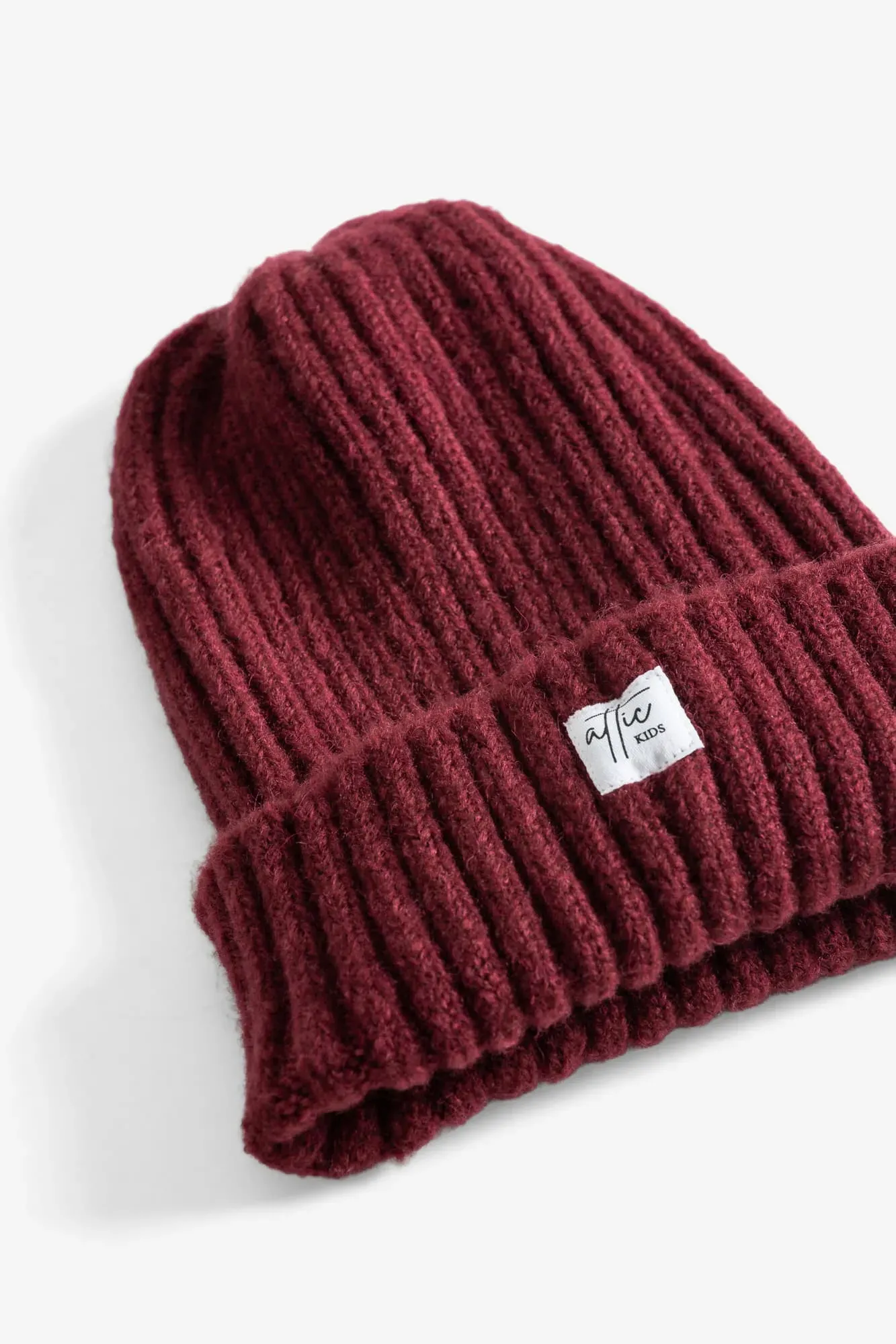 Gorro Punto Burdeos