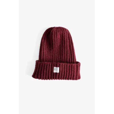 Gorro Punto Burdeos